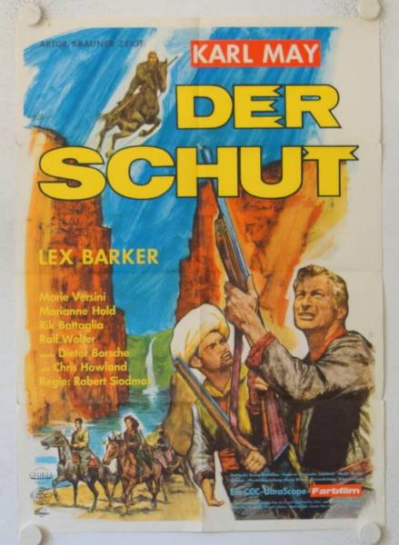 Karl May Der Schut originales deutsches Filmplakat